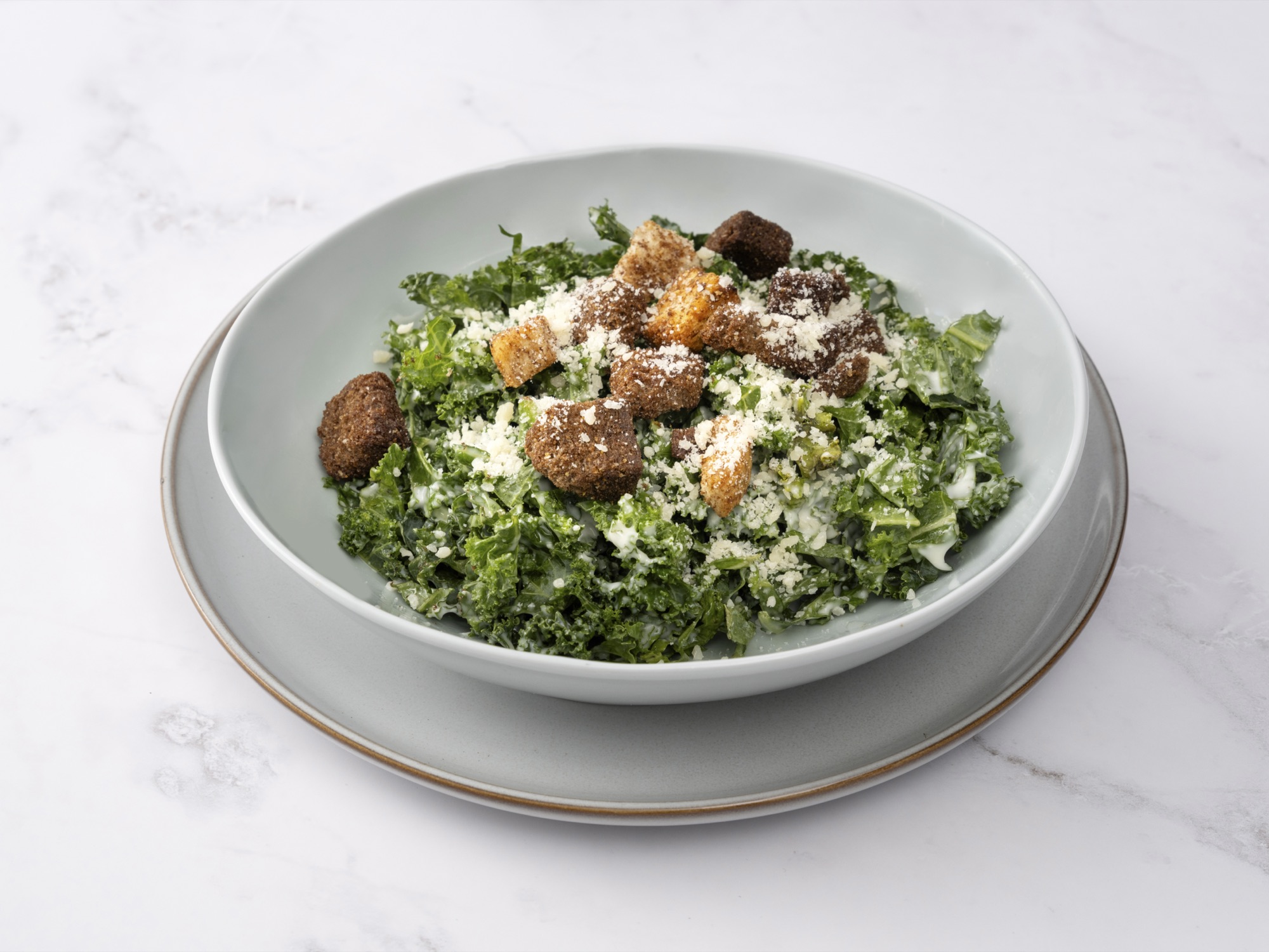 Kale Caesar Salad — Souprema, Park Slope Brooklyn Kale Caesar Salad — Souprema, Park Slope Brooklyn