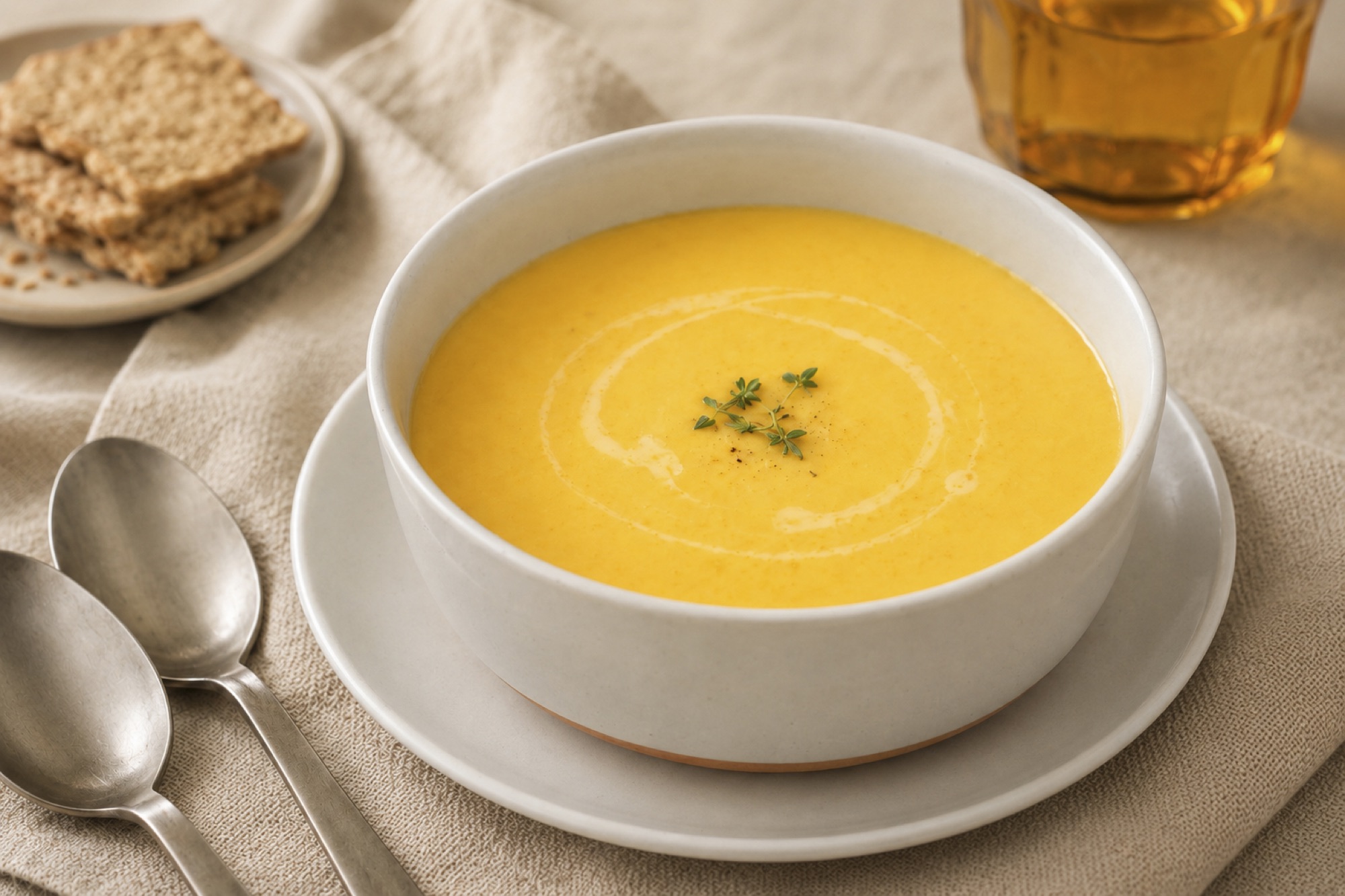 Lobster Butternut Squash Bisque — New York soup restaurant | Souprema, Park Slope Brooklyn
