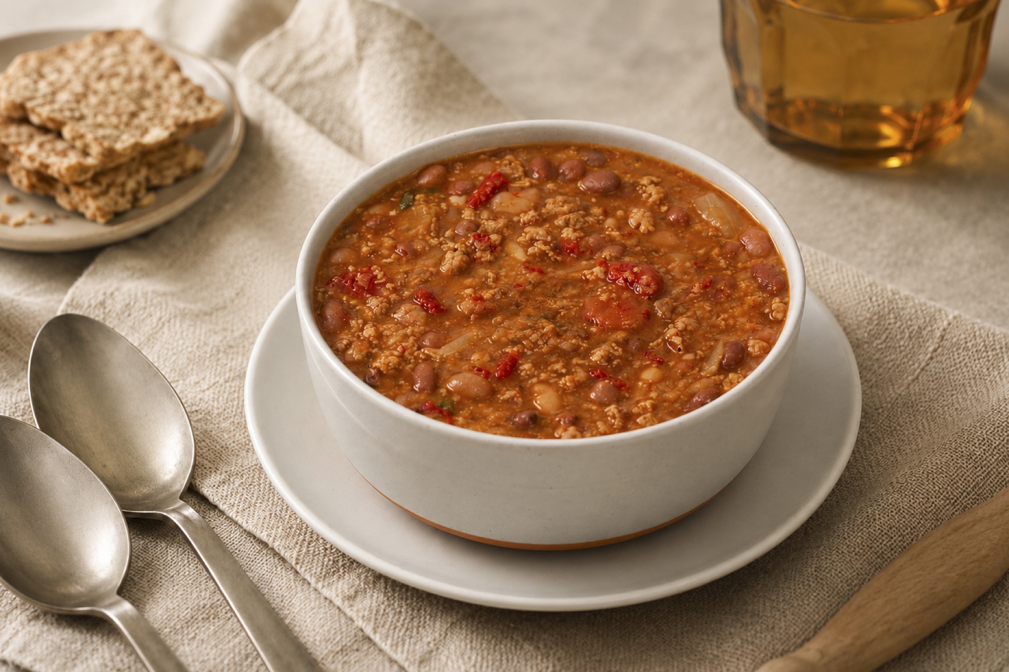 3 Bean Turkey Chili Soup — New York soup restaurant | Souprema, Park Slope Brooklyn